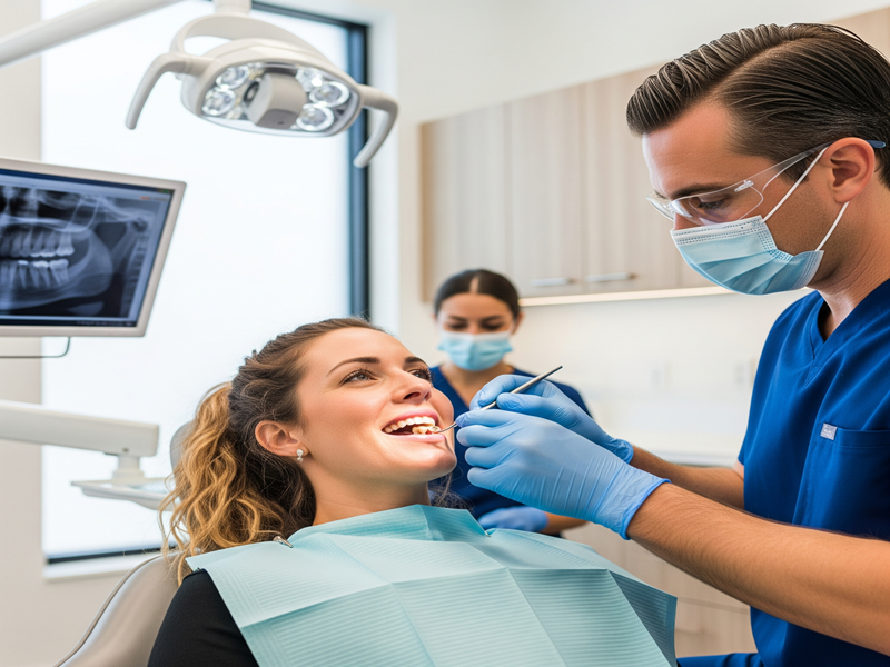 Dental crown placement by the best dentist in Hadapsar at Dr. Panjiar’s Multispeciality Dental Centre.