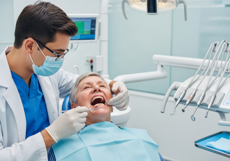 Complete denture fitting at the Best Dental Clinic in Hadapsar