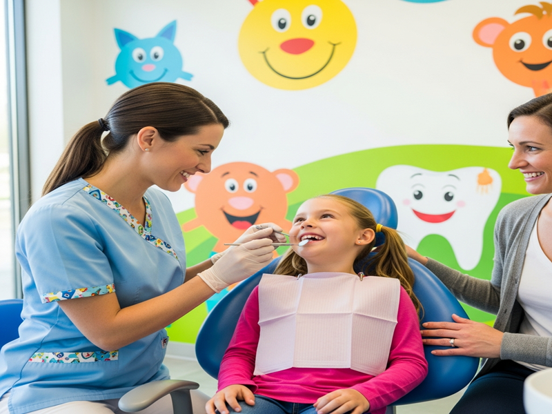 Child receiving gentle dental care at the Best Dental Clinic in Hadapsar