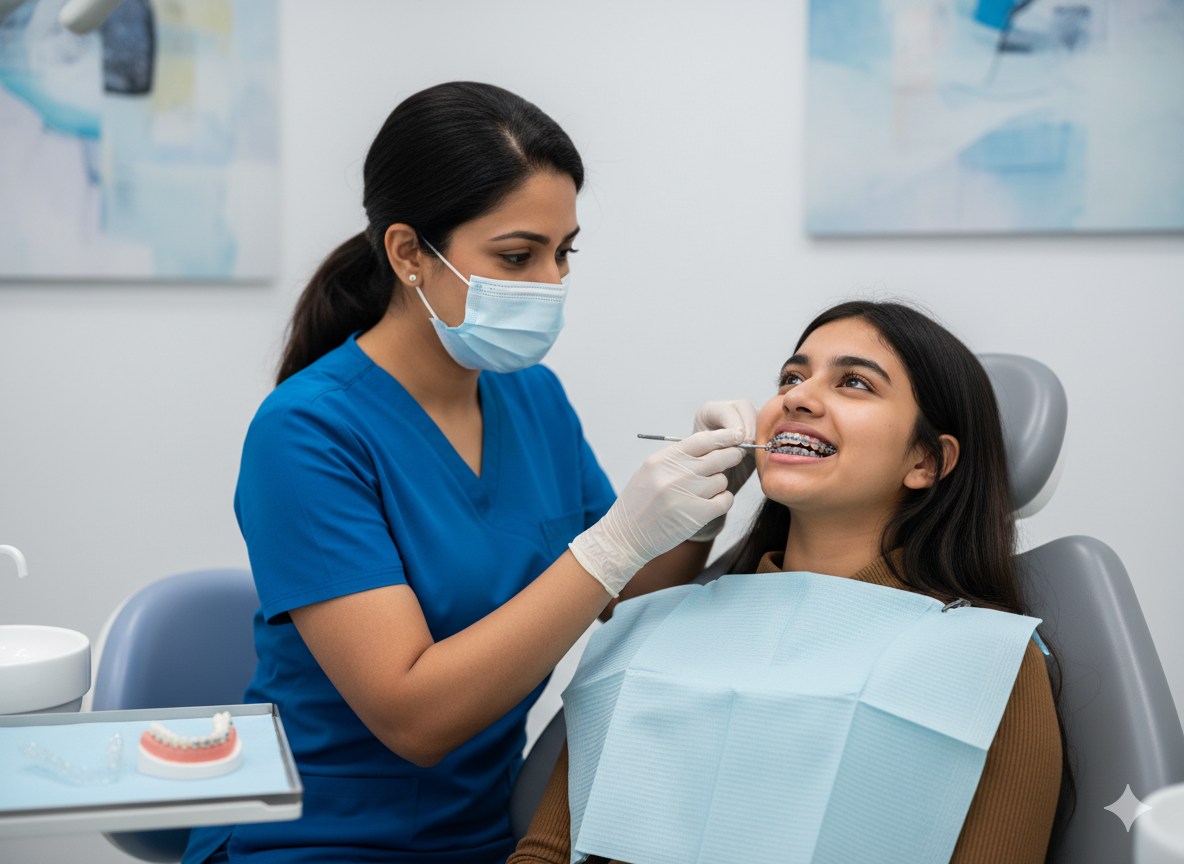 BEST DENTAL CLINIC IN HADAPSAR providing braces and clear aligner treatment