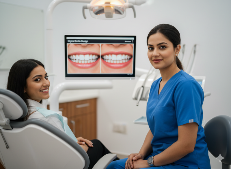 Best Dentist in Hadapsar performing professional smile designing treatment