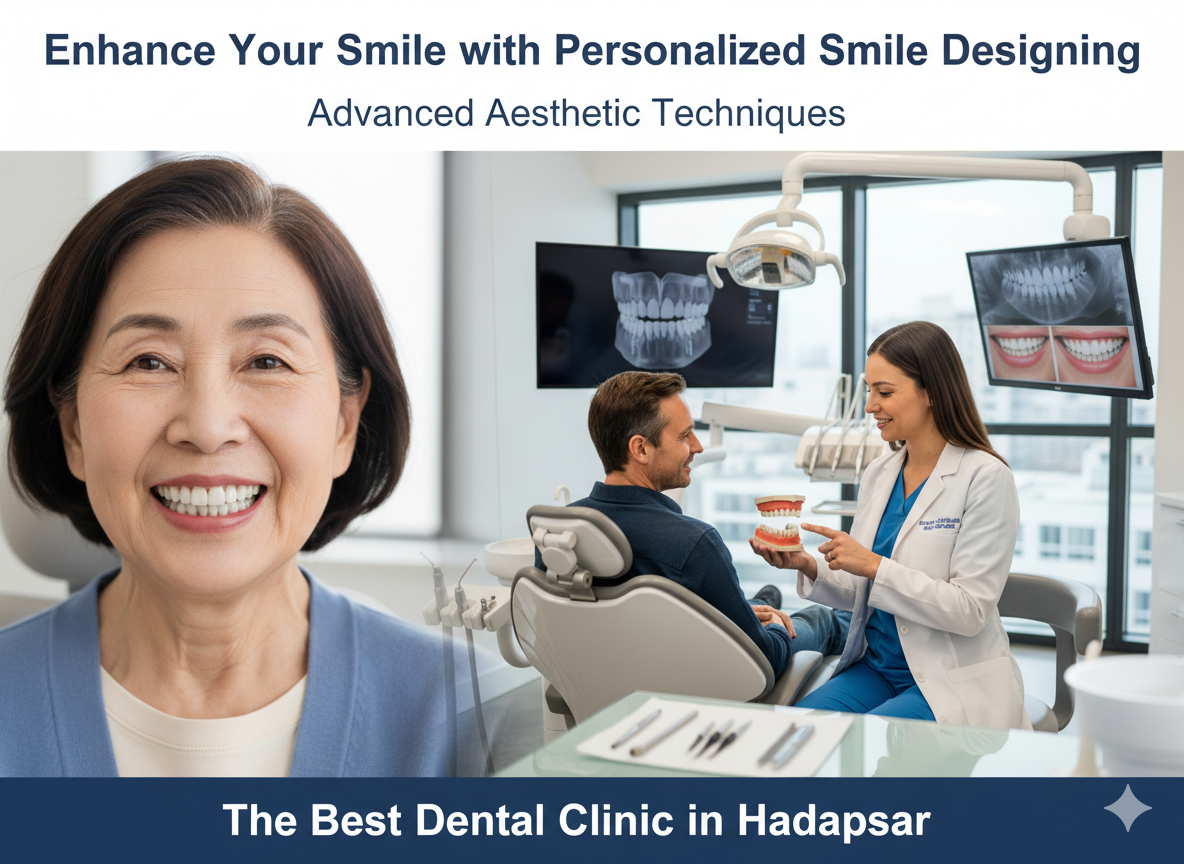 Smile designing treatment at the Best Dental Clinic in Hadapsar