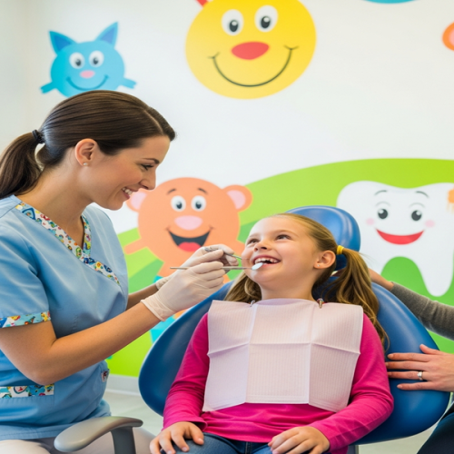 Child receiving gentle dental care at the Best Dental Clinic in Hadapsar